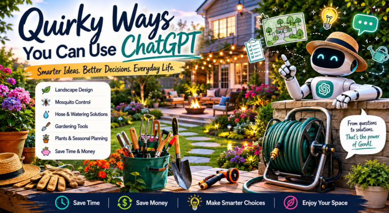 Quirky ways of using GenAI for Real Life — From Backyard Landscaping to Bug Control